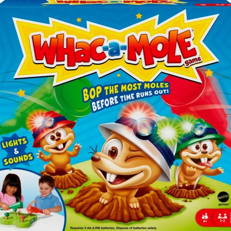MATTEL Whac-A-Mole Juego de Mesa- Juegos De Mesa