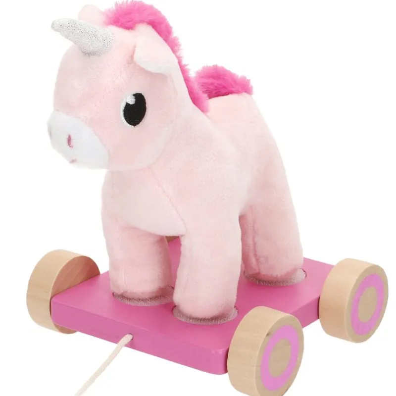 COLOR BABY Woomax Baby Unicornio de Arrastre- Primera Infancia Y Preescolar|Juegos De Madera
