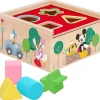 COLOR BABY Juegos De Madera|Primera Infancia Y Preescolar|Woomax Disney Baby Cubo Formas