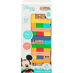 COLOR BABY Woomax Disney Baby Torre de Bloques- Juegos De Madera|Primera Infancia Y Preescolar