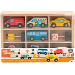 COLOR BABY Juegos De Madera|Primera Infancia Y Preescolar|Woomax Vehículos de Madera