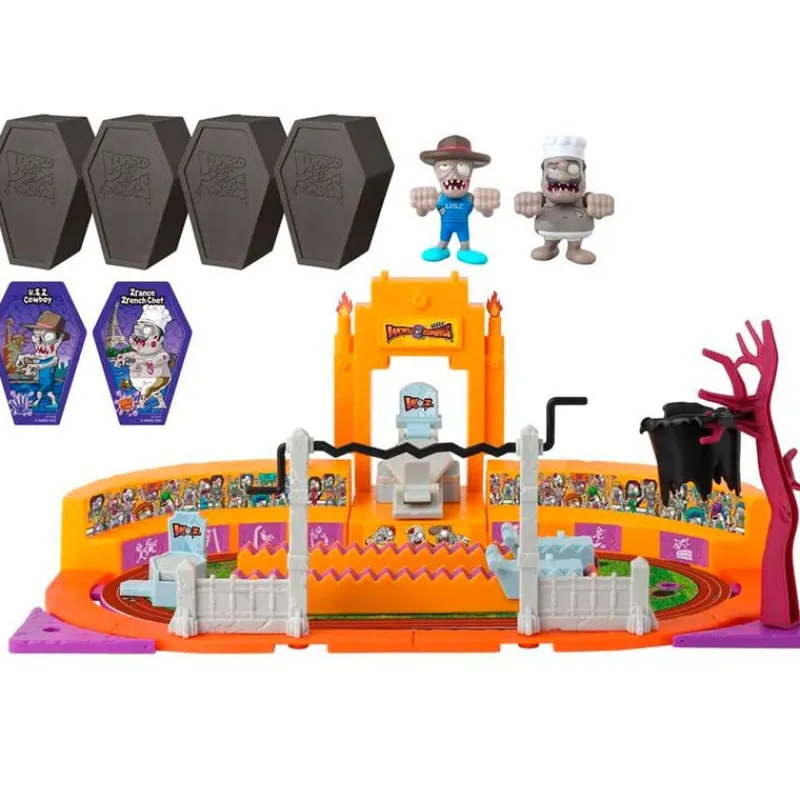 BANDAI World of Zombies Playset Estadio Deportivo- Halloween