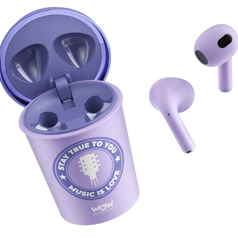 KIDS EUROSWAN Electrónicos|WOW Generation Auriculares inalambricos Vaso STD