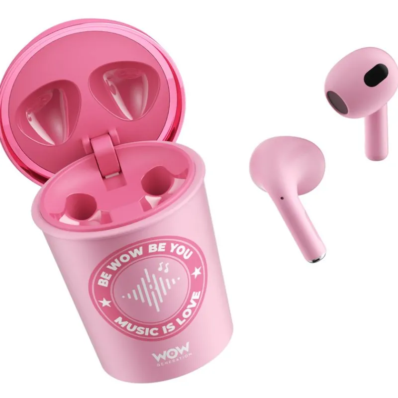 KIDS EUROSWAN Electrónicos|WOW Generation Auriculares inalambricos Vaso STD