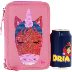 DEPESCHE Escolar|Ylvi & Minimoomis Estuche Triple Rosa