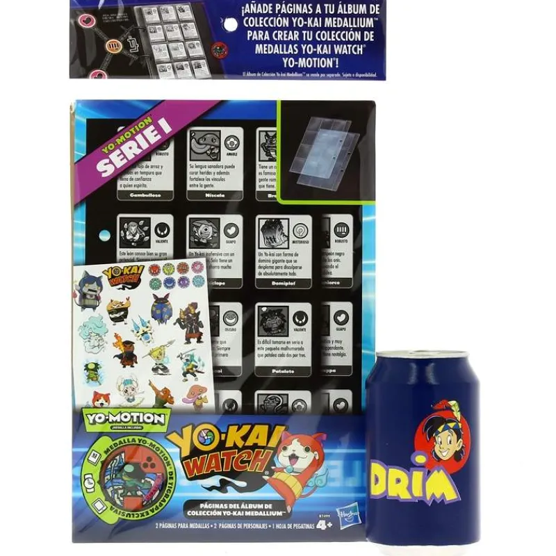 HASBRO Yo-Kai Watch Páginas Coleccionables para Álbum- Manualidades