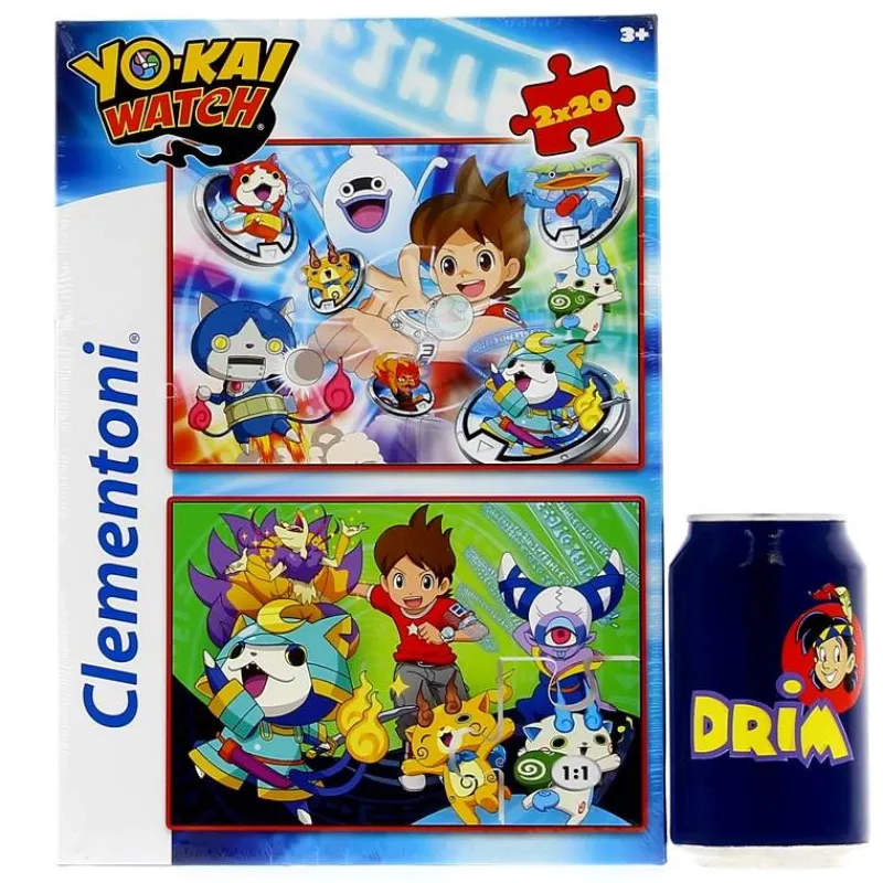 CLEMENTONI Yo-Kai Watch Puzzles 2 x 20 Piezas- Puzzles Y Construcciones