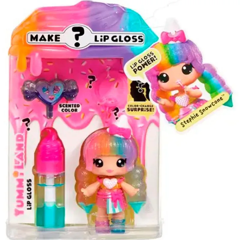 MGA Yummiland Lip Gloss Muñeca Change Combo Surtida- Manualidades